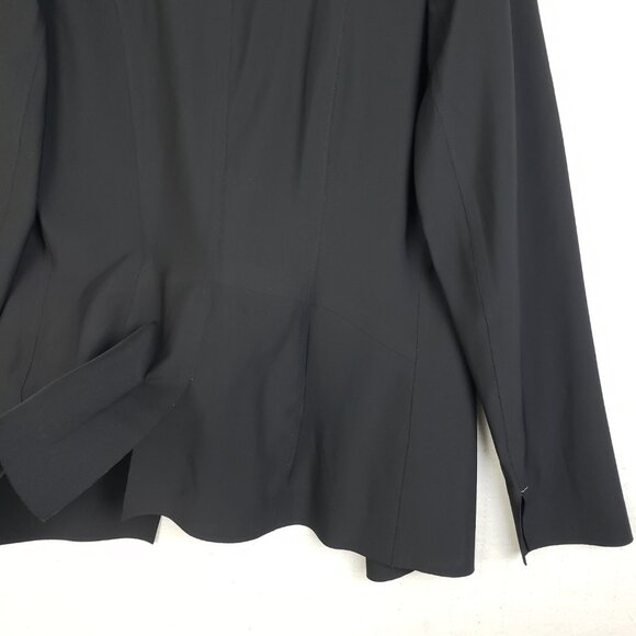 Athleta Cosmic Blazer Jacket Black size 10 Athleisure Office Minimalist 350837 - Picture 12 of 15